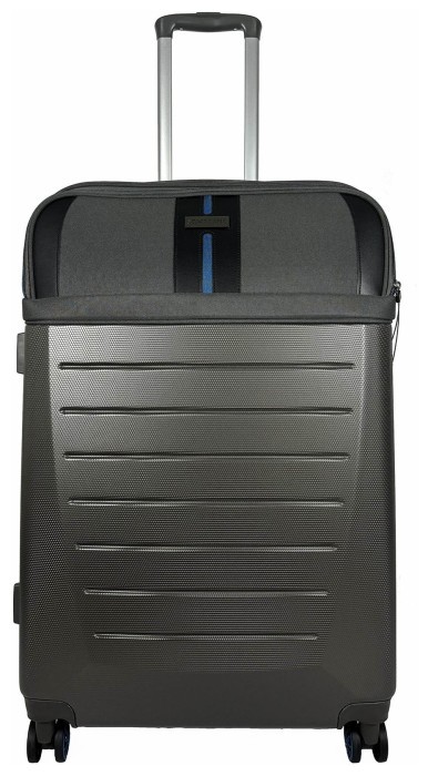 Валіза Semi Line 28" (L) Dark Brown/Blue Line (T5736-3)