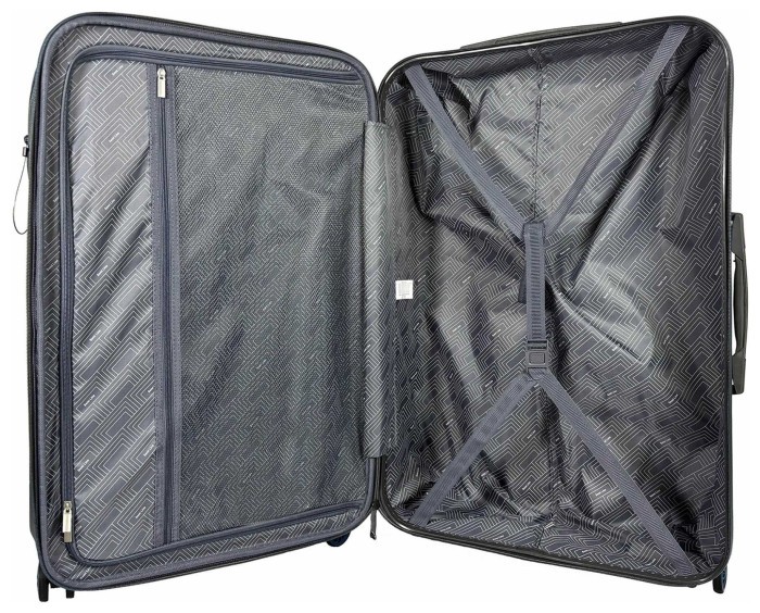 Валіза Semi Line 28" (L) Dark Brown/Blue Line (T5736-3)
