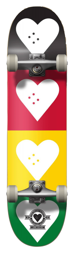 Скейт Heart Supply Logo 8,25", Quad
