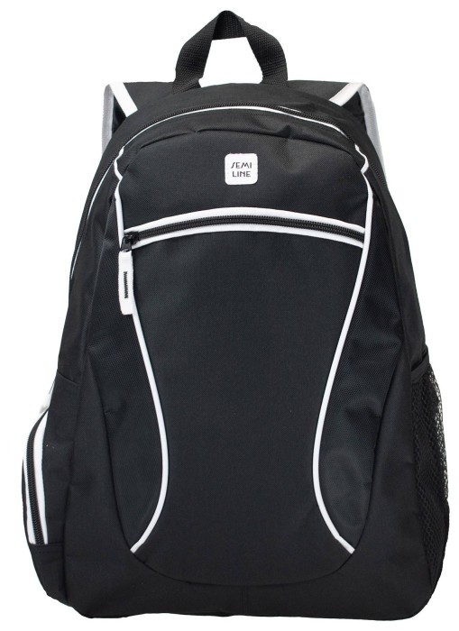Рюкзак міський Semi Line 18 Black/White Elements (J4917-1)