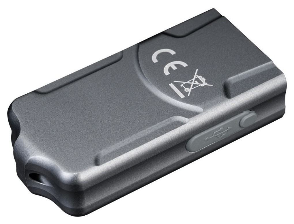 Ліхтар наключний Fenix E03R V2.0, сірий