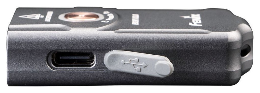 Ліхтар наключний Fenix E03R V2.0, сірий