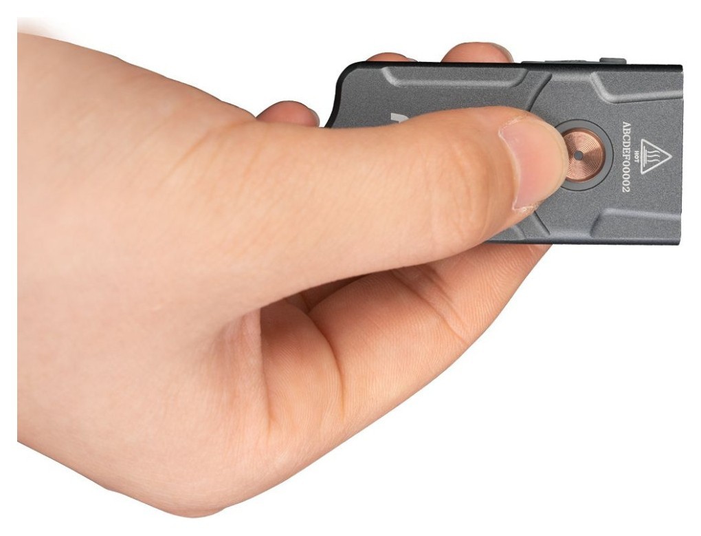 Ліхтар наключний Fenix E03R V2.0, сірий