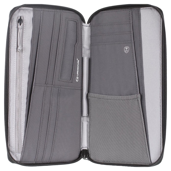 Кошелек Lifeventure Recycled RFID Travel Wallet grey