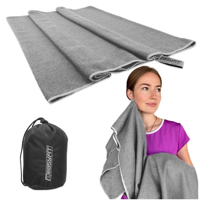 Рушник із мікрофібри 140х60 см EasyFit SilverWing в сумочці, укр, укр