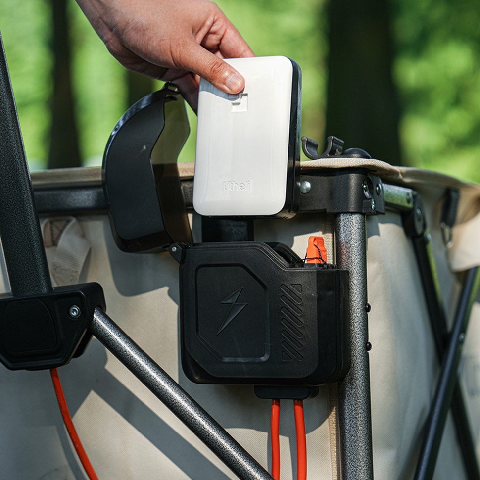 Акумуляторний візок Litheli з двигуном від павербанку (УМБ Litheli Power Bank 20000 mAh, 45 W в комплекті), укр, укр