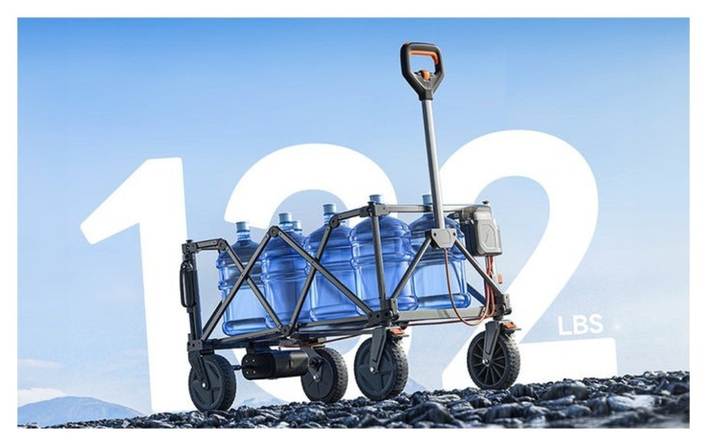 Акумуляторний візок Litheli з двигуном від павербанку (УМБ Litheli Power Bank 20000 mAh, 45 W в комплекті), укр, укр