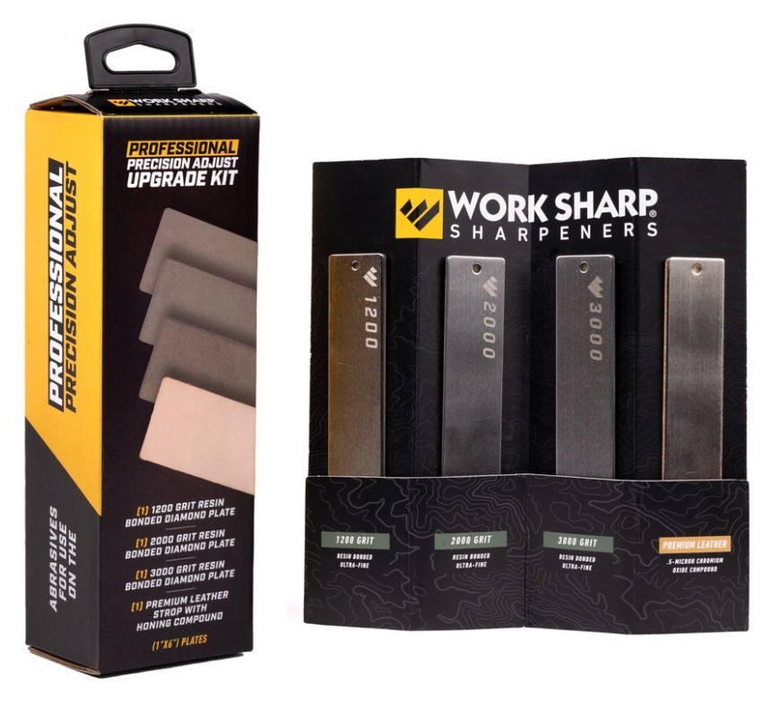 Work Sharp Набір аксесуарів до Professional Precision Adjust Elite Knife Sharpener ( 3 точильні камені, 1 шкіряна смуга, 1 полірувальна паста), укр, укр