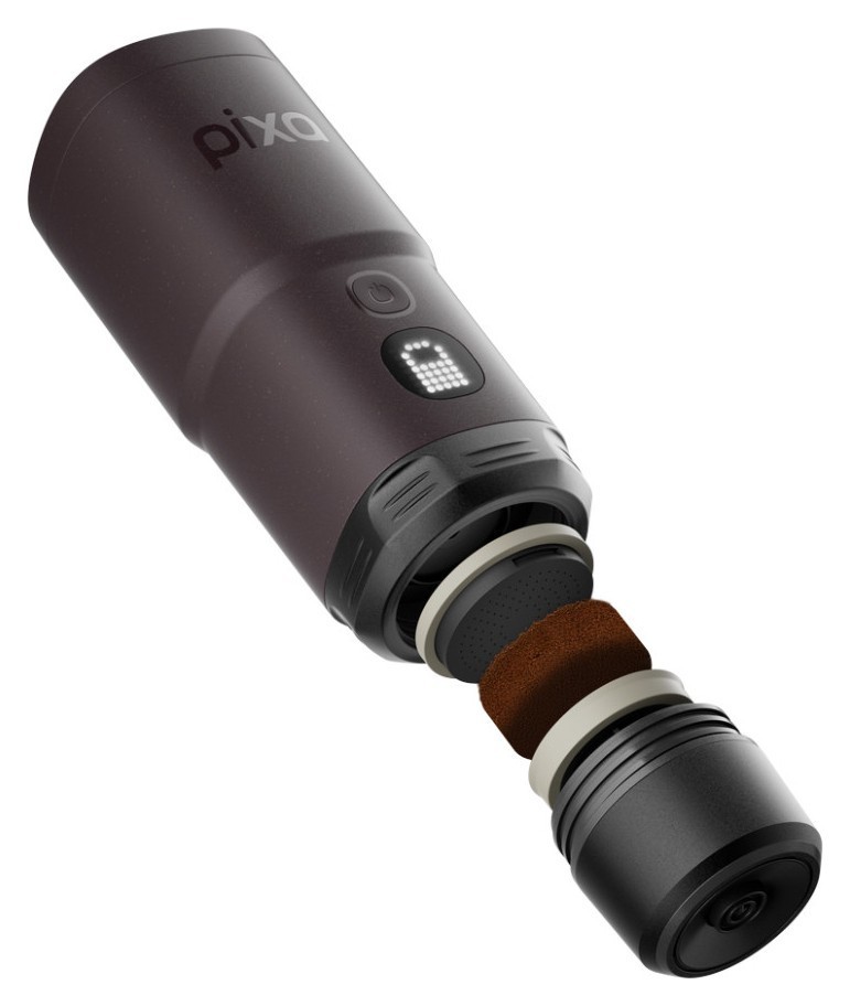 Портативная электрическая эспрессо кофеварка Wacaco Pixapresso для молотого кофе и капсул, красная