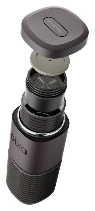 Портативная электрическая эспрессо кофеварка Wacaco Pixapresso для молотого кофе и капсул, красная