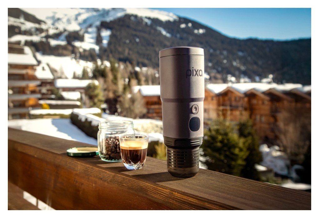 Портативная электрическая эспрессо кофеварка Wacaco Pixapresso для молотого кофе и капсул, красная