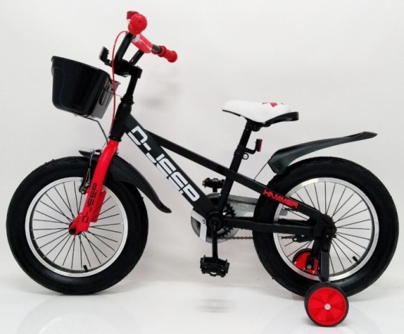 Велосипед Sigma D-JEEP 16" Чорний, укр