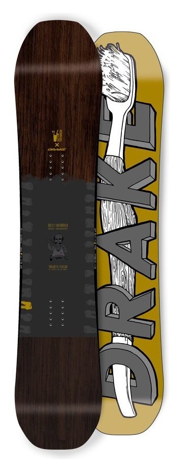 Сноуборд Drake BATTLE RUSTY WIDE 155 Black/Khaki/Grey (76221038)