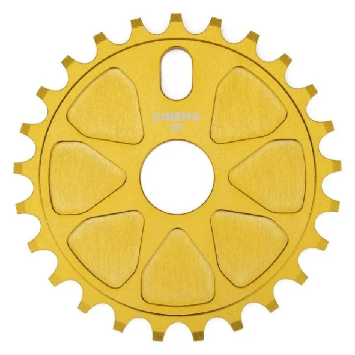 Зірка Cinema Rock золотиста 25T (для BMX) (VELD_CN8000-25GLD)