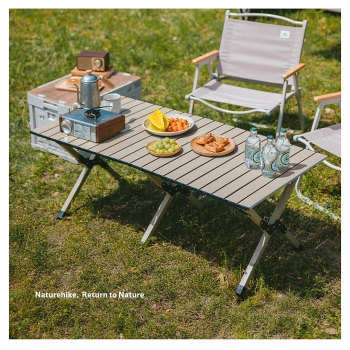 Складаний стіл Naturehike Star Jane T01 CNK2550JJ018, 119х60 см, вуглецева сталь, чорний