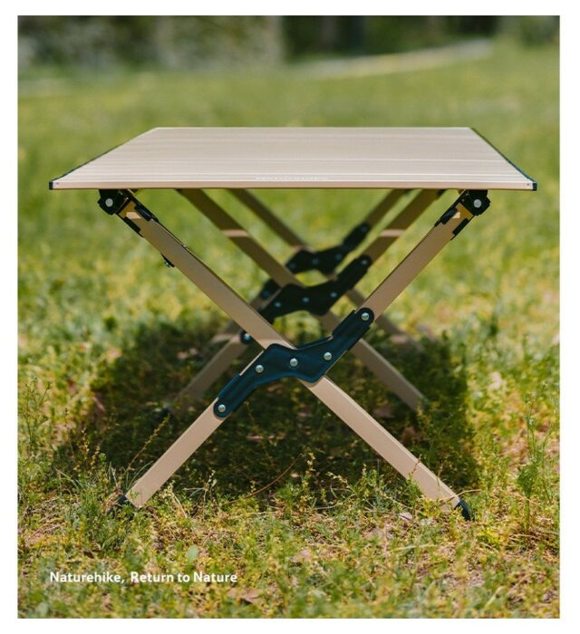 Складаний стіл Naturehike Star Jane T01 CNK2550JJ018, 119х60 см, вуглецева сталь, чорний, укр, укр