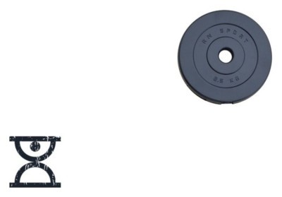 Диск композитний RN-Sport 2.5 кг – 31 мм.