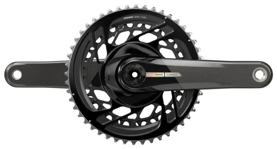 Комплект шатунів Sram FORCE D2 DUB, 172.5мм 46/33Т, чорні (OEM) (CHW-11-42)