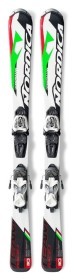 Ліжі для підлітків комплект Nordica TEAM J RACE FASTRAK+M 4.5 100см White/black (0A5172E1+0C3138 001)