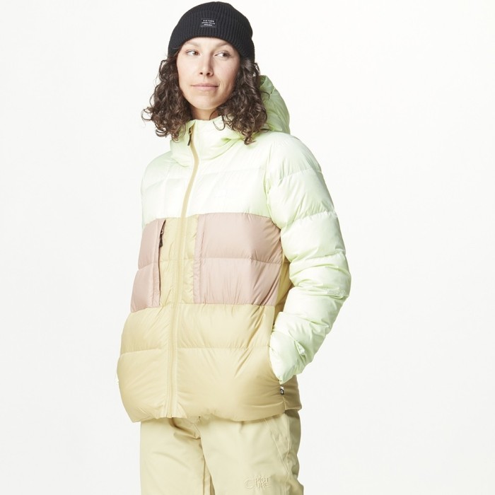 Picture Organic куртка пуховая Hi Puff Down W 2025 lime cream-hemp-roebuck M