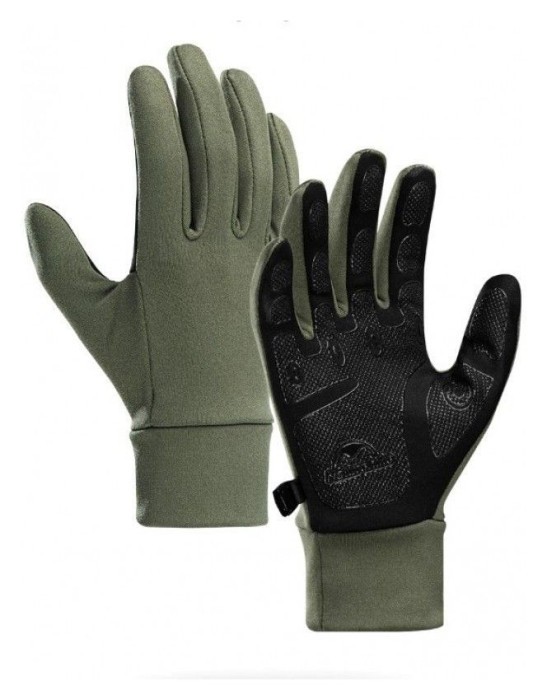 Рукавички трикотажні з покращеним хватом Naturehike NH20FS032, розмір М, оливковий