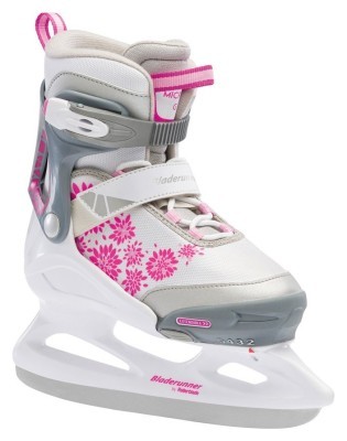Ледовые коньки детские раздвижные Bladerunner MICRO ICE G 32-37 (2.0US) White/pink (0G122900)
