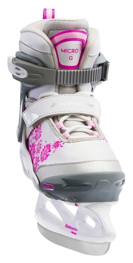 Ледовые коньки детские раздвижные Bladerunner MICRO ICE G 32-37 (2.0US) White/pink (0G122900)