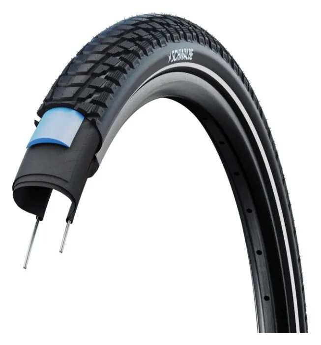 Покришка 28x1.75 (47-622) Schwalbe Marathon Plus Tour, SmartGuard, TwinSkin, B/B+RT HS619 ADDIX GREEN 67EPI 35B