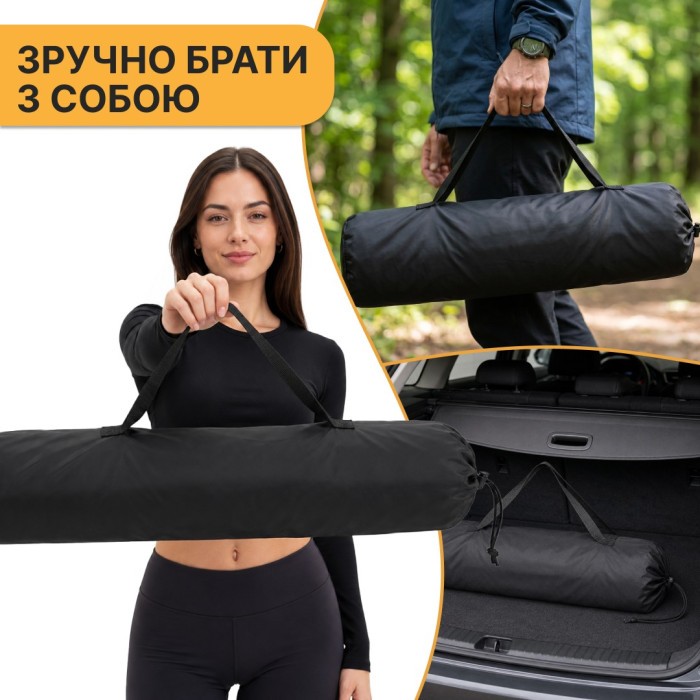 Розкладний туристичний стіл для пікніка LEOBRO 52x52x50 см (LB-1116)
