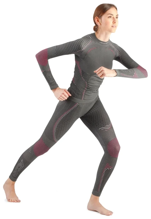 Термофутболка з довгим рукавом жіноча Accapi Ergoracing, Black/Anthracite, XL/XXL