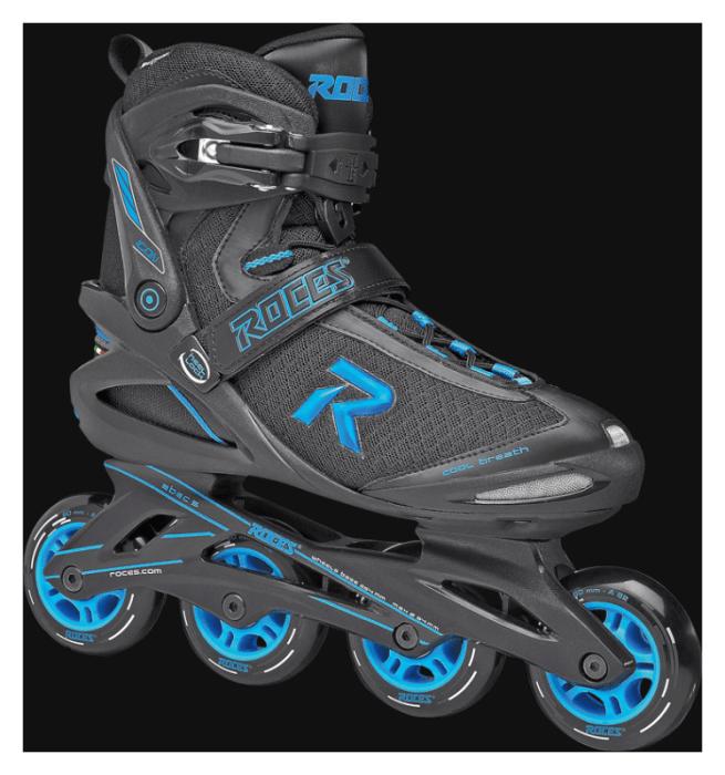 Роликові ковзани Roces ICON /чорно-синій/ 38, укр, укр