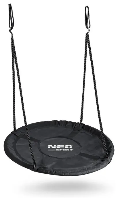Гойдалка Neo-Sport NS-103 Гніздо лелеки 110 см, чорна