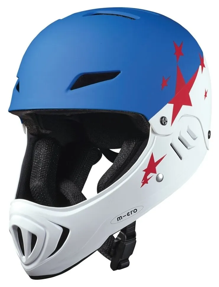 Захисний гоночний шолом MICRO - БІЛО-БЛАКИТНИЙ (48–53 cm, S) (AC2132BX)