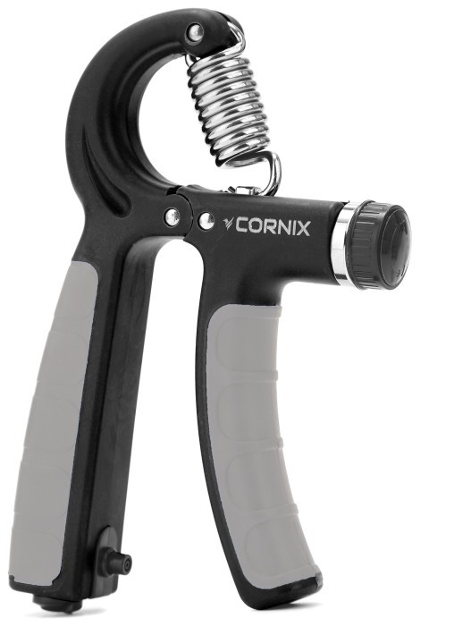 Эспандер кистевой Cornix 5-60 кг с регулируемой нагрузкой и счетчиком XR-0264 Black/Grey