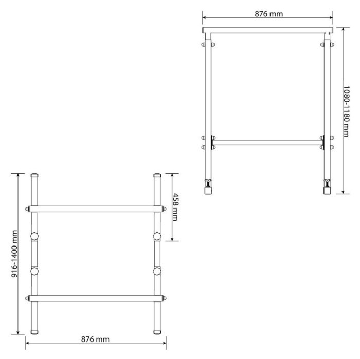 Брусья, Регульовані поручні 046