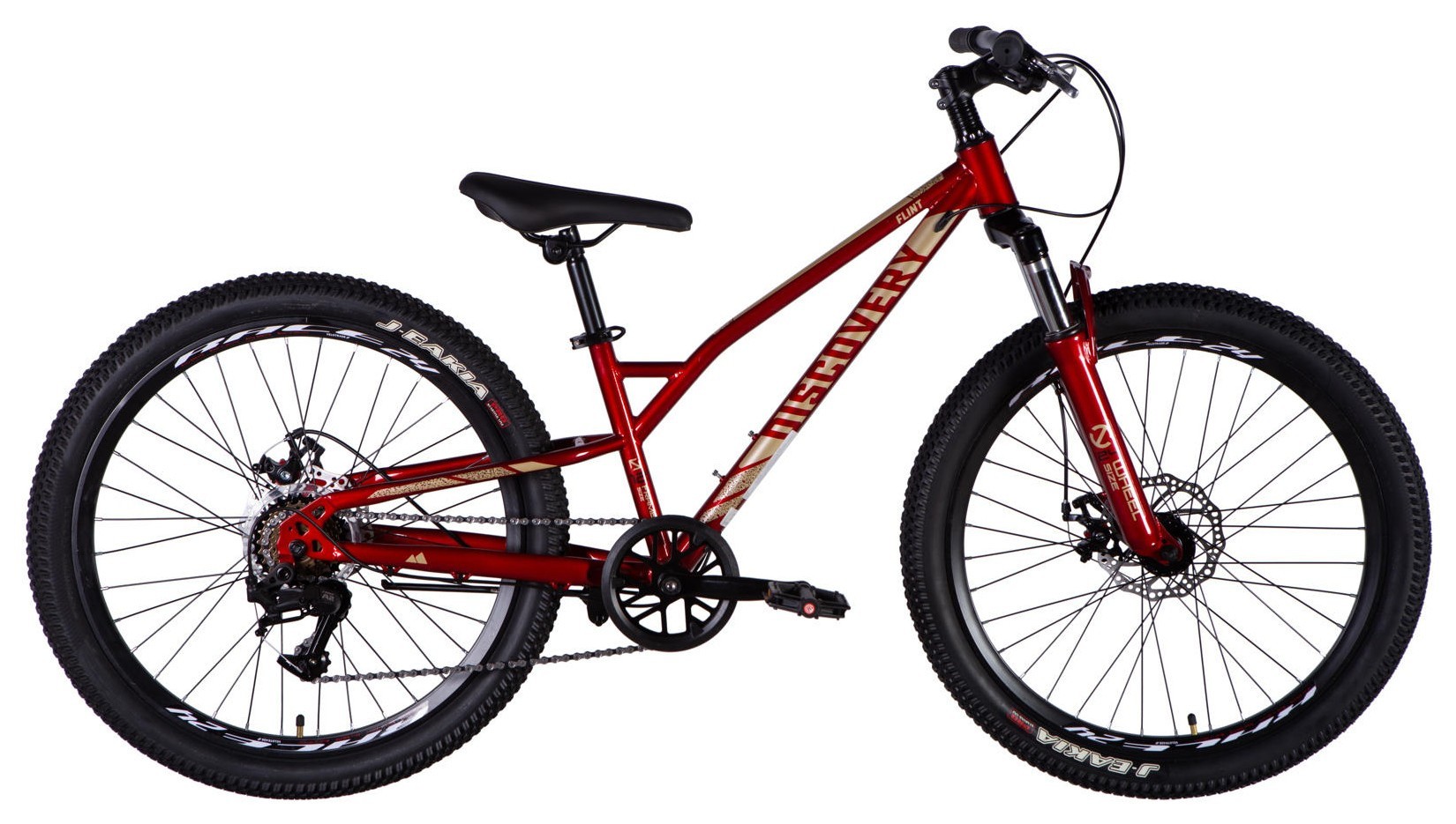 Велосипед ST 24" Discovery FLINT DD FR рама-12" червоний 2025