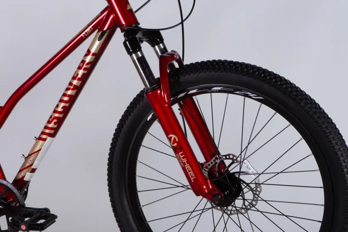 Велосипед ST 24" Discovery FLINT DD FR рама-12" червоний 2025