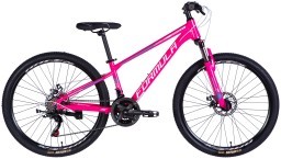 Велосипед AL 26" Formula MOTION DD FR рама-13" рожево-білий 2025 Велосипед AL 26" Formula MOTION DD FR рама-13" рожево-білий 2025