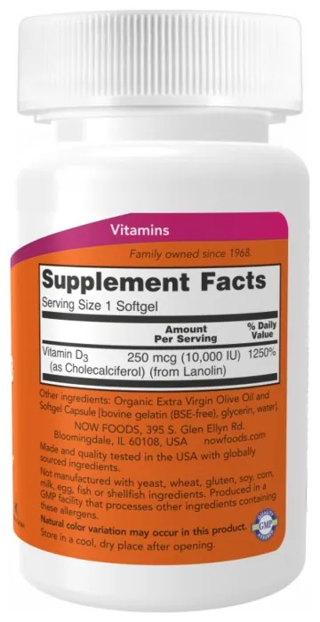 VIT D-3 10,000 IU - 120 sgels