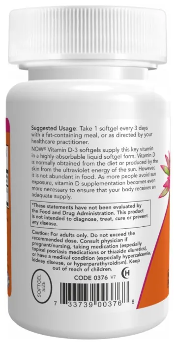 VIT D-3 10,000 IU - 120 sgels