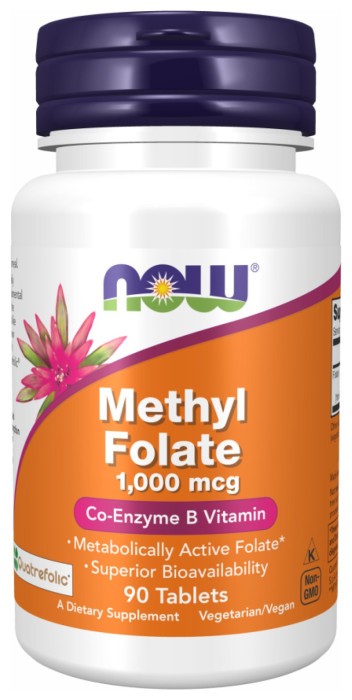 Methyl Folate 1000mcg - 90 tabs