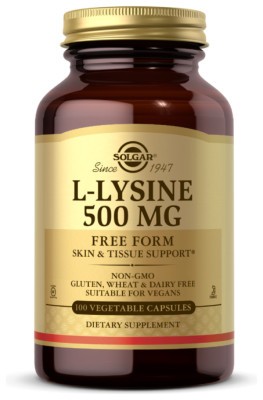 L-Lysine 500 mg - 100 vcaps
