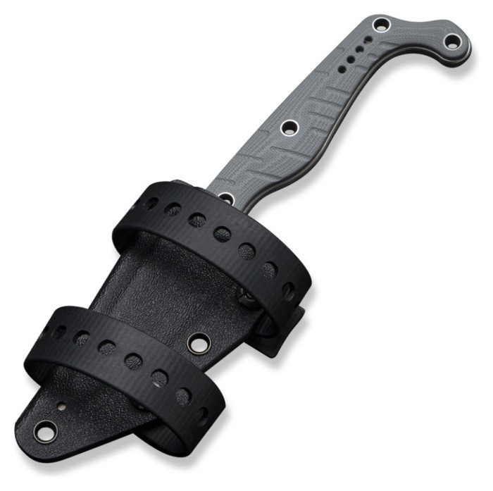 Ніж фіксований тактичний Civivi SOKN, (7.2 см) Nitro-V / G10 сірий, укр, укр