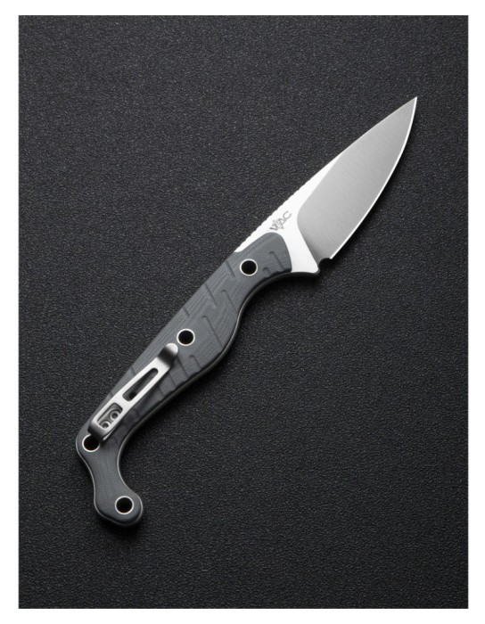 Ніж фіксований тактичний Civivi SOKN, (7.2 см) Nitro-V / G10 сірий, укр, укр
