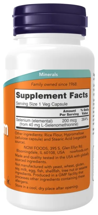 Selenium 200mcg - 180 Vcaps