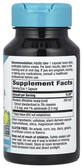 Rhodiola Rosea - 60 vcaps