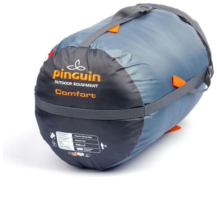 Спальный мешок Pinguin Comfort PFM (-1/-7°C), 175 см - Right Zip, Red