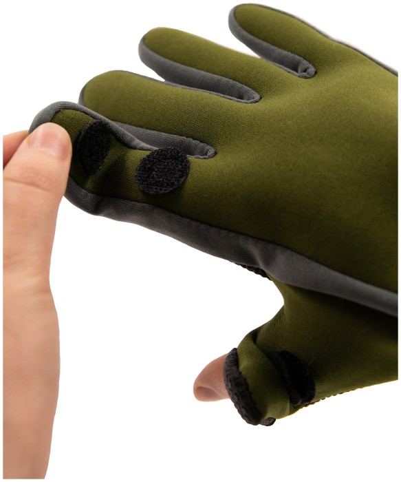 Перчатки TRAMP Effort неопреновые 1,5мм зеленые/серые, S