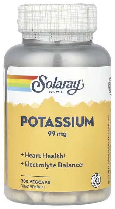 Potassium 99mg - 200 vcaps