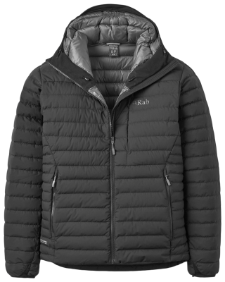Мужской пуховик Rab Microlight Windstopper Hoody, Black, M